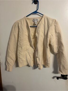 Vintage Petite Sophisticate Wool Cardigan